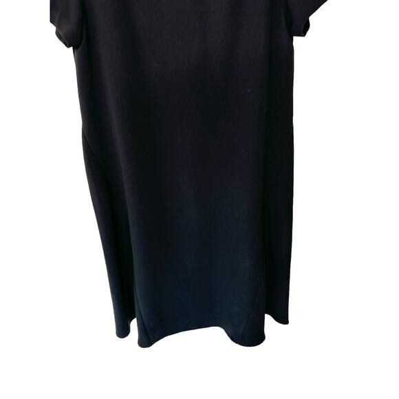 MM Lafleur Black Eliza Short Sleeve Career Office Relaxed Dress Size Medium - Picture 5 of 10
